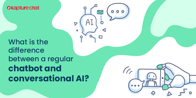 Regular Chatbot vs Conversational AI